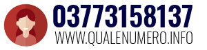 Numero di telefono 03773158137 03773158137