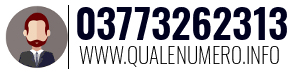 Numero di telefono 03773262313 03773262313