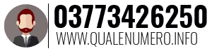 Numero di telefono 03773426250 03773426250