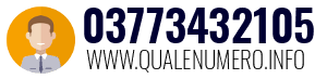 Numero di telefono 03773432105 03773432105