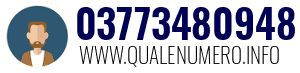 Numero di telefono 03773480948 03773480948