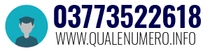 Numero di telefono 03773522618 03773522618
