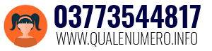 Numero di telefono 03773544817 03773544817
