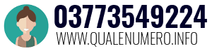 Numero di telefono 03773549224 03773549224