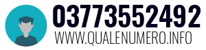 Numero di telefono 03773552492 03773552492