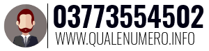 Numero di telefono 03773554502 03773554502