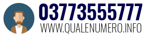 Numero di telefono 03773555777 03773555777