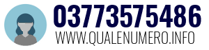 Numero di telefono 03773575486 03773575486