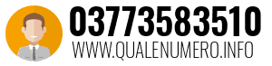 Numero di telefono 03773583510 03773583510