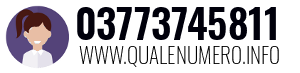 Numero di telefono 03773745811 03773745811