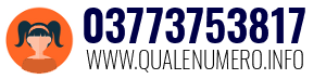 Numero di telefono 03773753817 03773753817