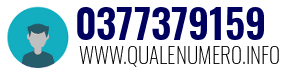 Numero di telefono 0377379159 0377379159