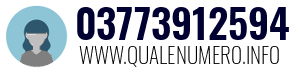 Numero di telefono 03773912594 03773912594