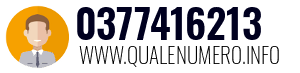 Numero di telefono 0377416213 0377416213
