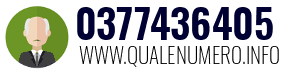 Numero di telefono 0377436405 0377436405