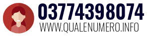 Numero di telefono 03774398074 03774398074