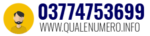 Numero di telefono 03774753699 03774753699