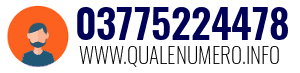 Numero di telefono 03775224478 03775224478