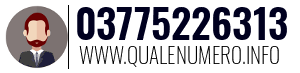 Numero di telefono 03775226313 03775226313