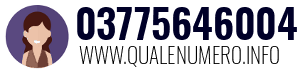 Numero di telefono 03775646004 03775646004