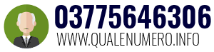 Numero di telefono 03775646306 03775646306
