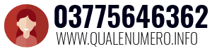 Numero di telefono 03775646362 03775646362