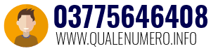 Numero di telefono 03775646408 03775646408