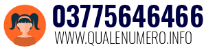 Numero di telefono 03775646466 03775646466