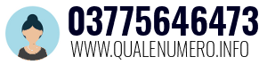 Numero di telefono 03775646473 03775646473