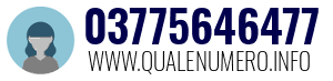 Numero di telefono 03775646477 03775646477