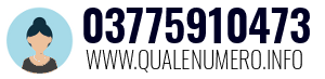 Numero di telefono 03775910473 03775910473