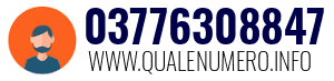 Numero di telefono 03776308847 03776308847
