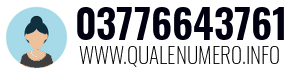 Numero di telefono 03776643761 03776643761