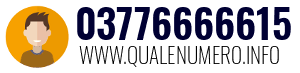 Numero di telefono 03776666615 03776666615