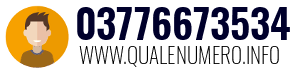Numero di telefono 03776673534 03776673534