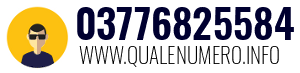 Numero di telefono 03776825584 03776825584