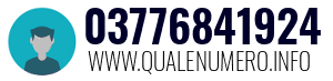 Numero di telefono 03776841924 03776841924