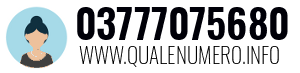 Numero di telefono 03777075680 03777075680