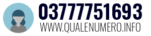 Numero di telefono 03777751693 03777751693