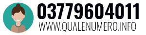 Numero di telefono 03779604011 03779604011