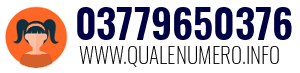 Numero di telefono 03779650376 03779650376