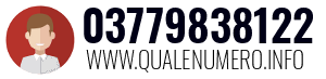 Numero di telefono 03779838122 03779838122