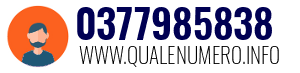 Numero di telefono 0377985838 0377985838