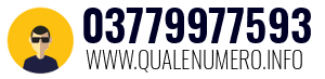 Numero di telefono 03779977593 03779977593
