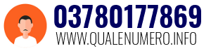 Numero di telefono 03780177869 03780177869