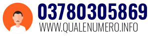 Numero di telefono 03780305869 03780305869