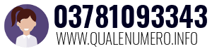 Numero di telefono 03781093343 03781093343