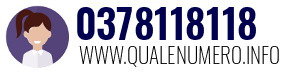 Numero di telefono 0378118118 0378118118