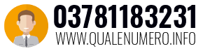Numero di telefono 03781183231 03781183231