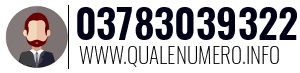 Numero di telefono 03783039322 03783039322